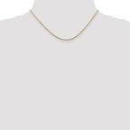 Diamond-Cut Cable Chain in 10K Yellow Gold, 9–24 Inch - Sophia Jewelers