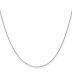 10k WG .8mm D/C Cable with Spring Ring Clasp Chain