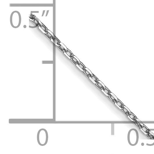 10k WG .8mm D/C Cable with Spring Ring Clasp Chain