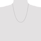 10k WG .8mm D/C Cable with Spring Ring Clasp Chain