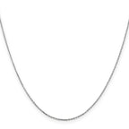 10k WG .8mm D/C Cable with Lobster Clasp Chain