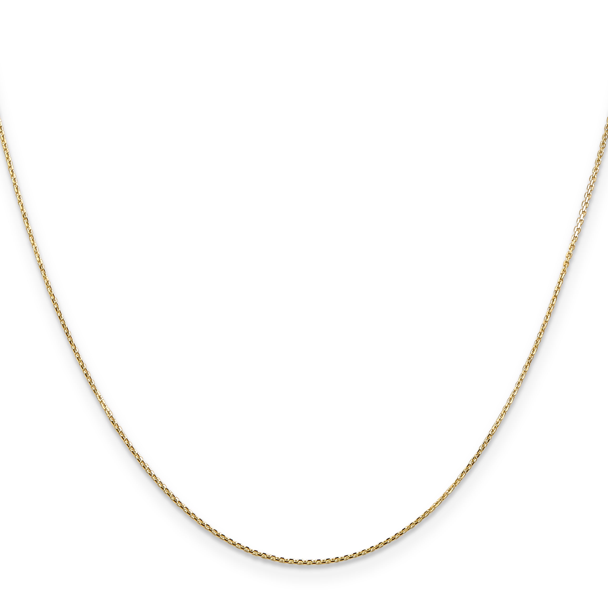 Diamond-Cut Cable Chain Necklace in 10K Yellow Gold Secondary image