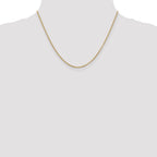 10k 2mm Round Open Link Cable Chain