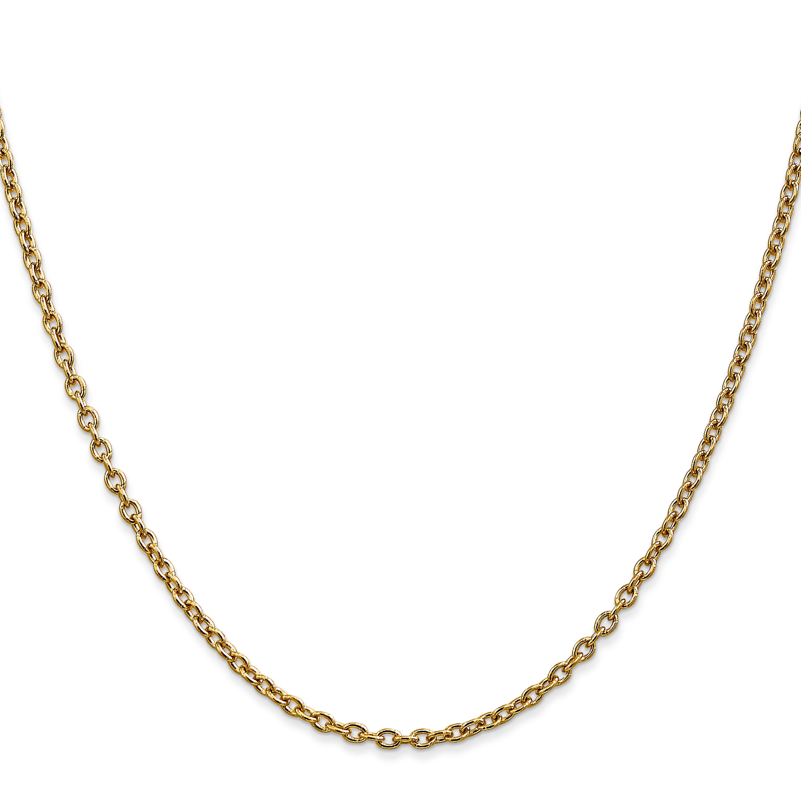10k 2.4mm Round Open Link Cable Chain Secondary image