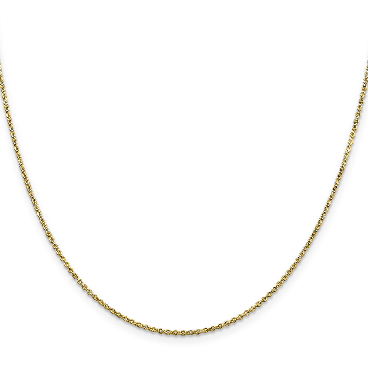 Forzantine Cable Chain in 10K Yellow Gold, 1.4mm - Sophia Jewelers Main image