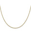Forzantine Cable Chain in 10K Yellow Gold, 1.4mm, 9–24 Inch - Sophia Jewelers