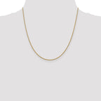 Forzantine Cable Chain in 10K Yellow Gold, 1.4mm, 9–24 Inch - Sophia Jewelers
