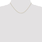 10k .8mm D/C Cable with Spring Ring Clasp Chain
