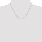 10k .8mm D/C Cable with Spring Ring Clasp Chain