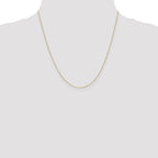 10k .8mm D/C Cable with Spring Ring Clasp Chain