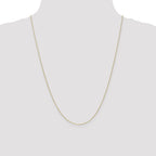 10k .8mm D/C Cable with Spring Ring Clasp Chain