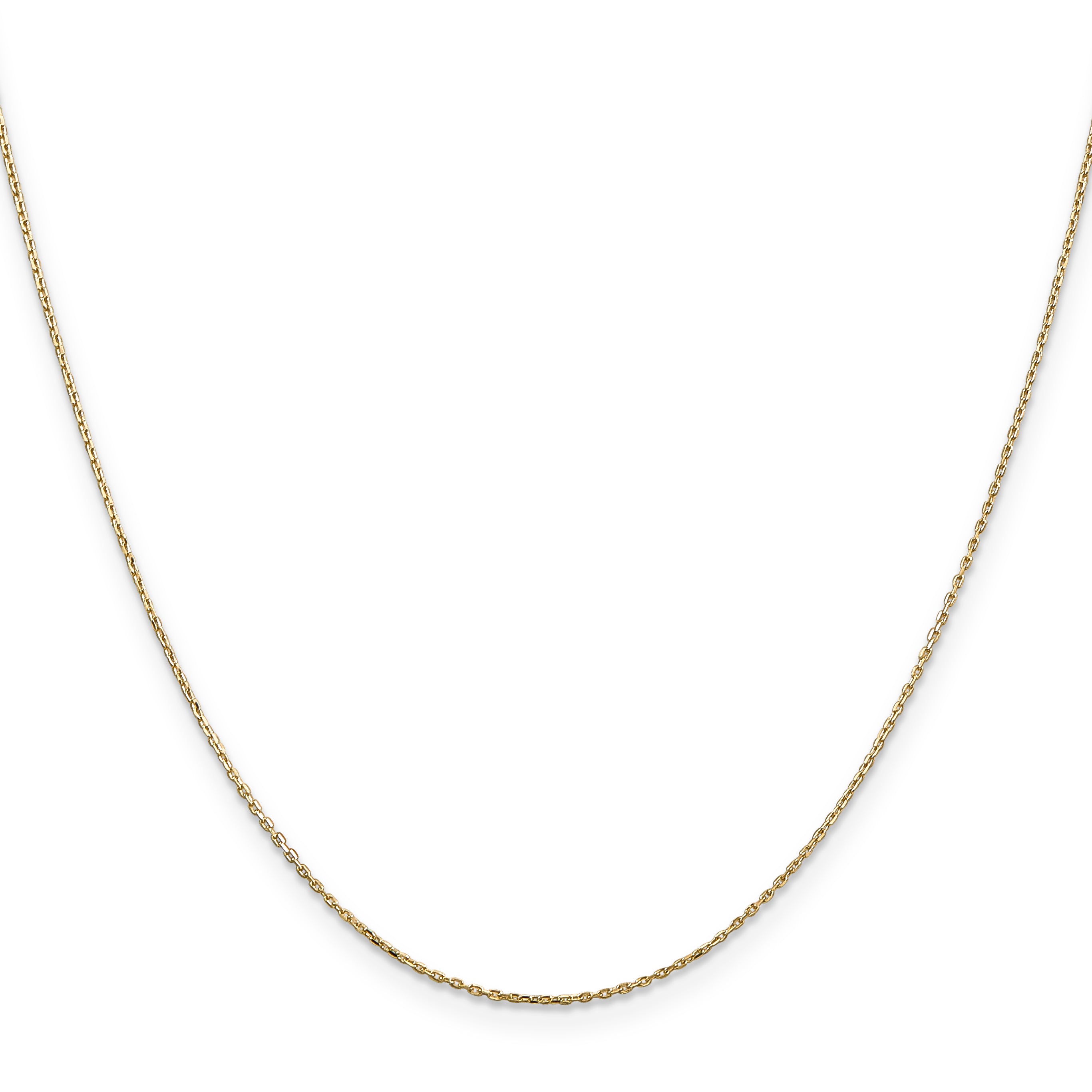 10k .8mm D/C Cable with Lobster Clasp Chain