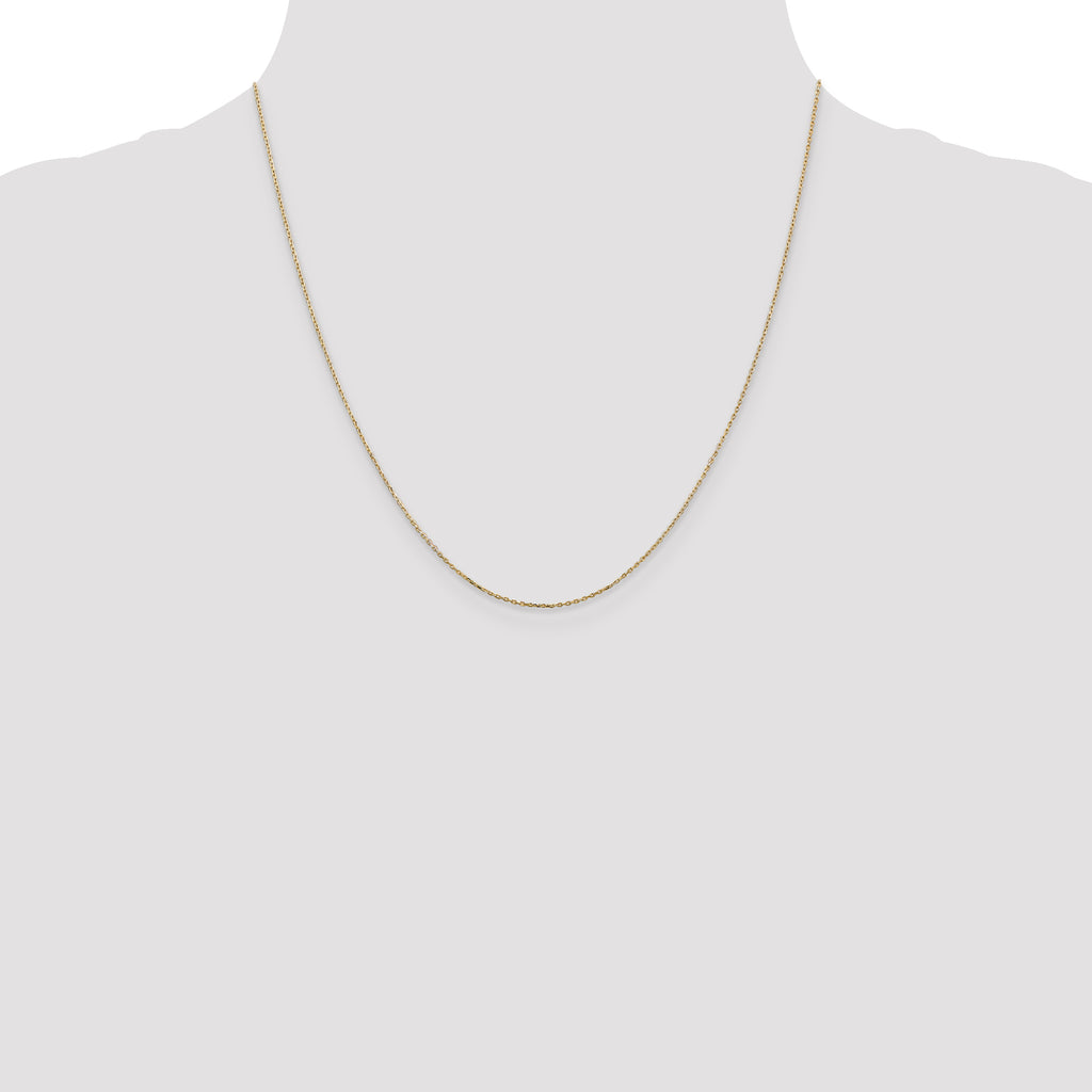 10k .8mm D/C Cable with Lobster Clasp Chain