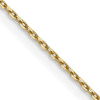 10k .8mm D/C Cable with Lobster Clasp Chain