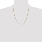 10k 1mm Round Open Link Cable Chain