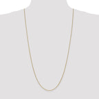 10k 1mm Round Open Link Cable Chain