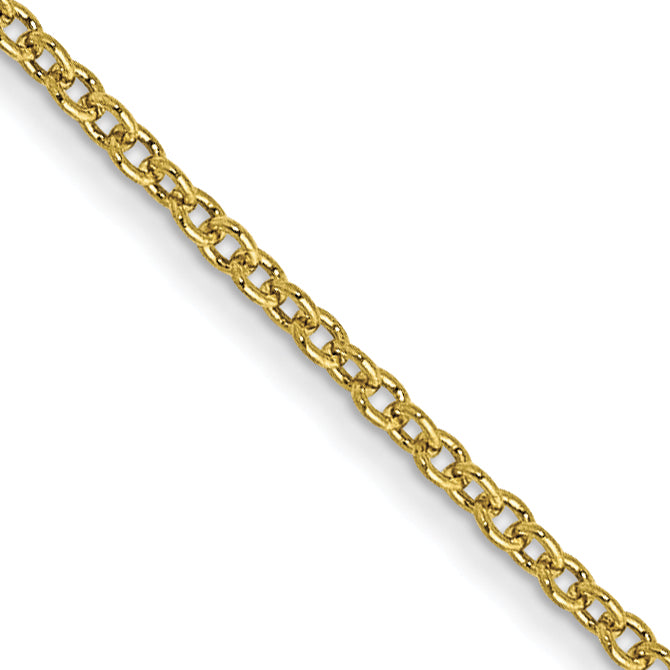 10k 1mm Round Open Link Cable Chain Main image
