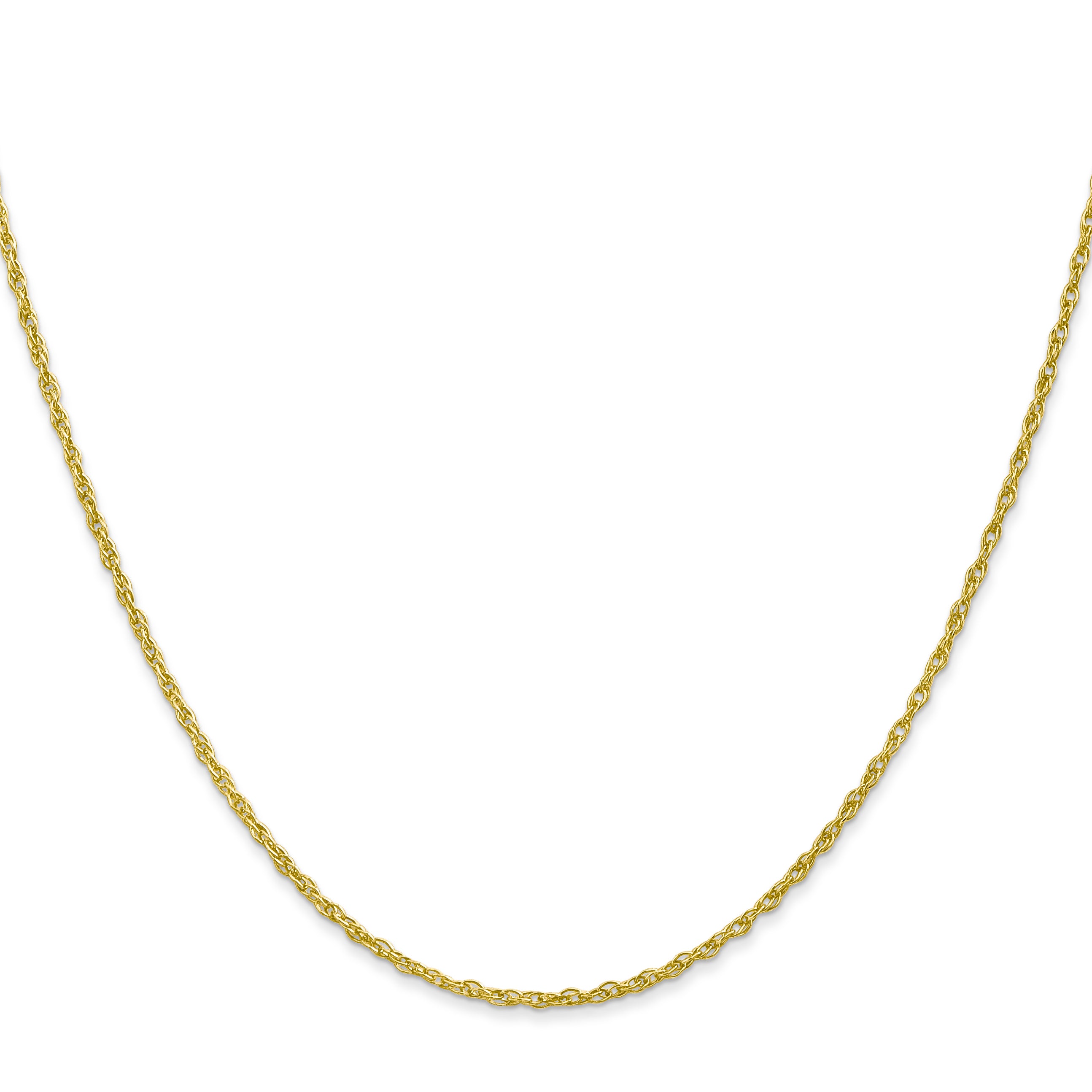 Heavy Baby Rope Chain in 10K Yellow Gold, 1.3mm Secondary image