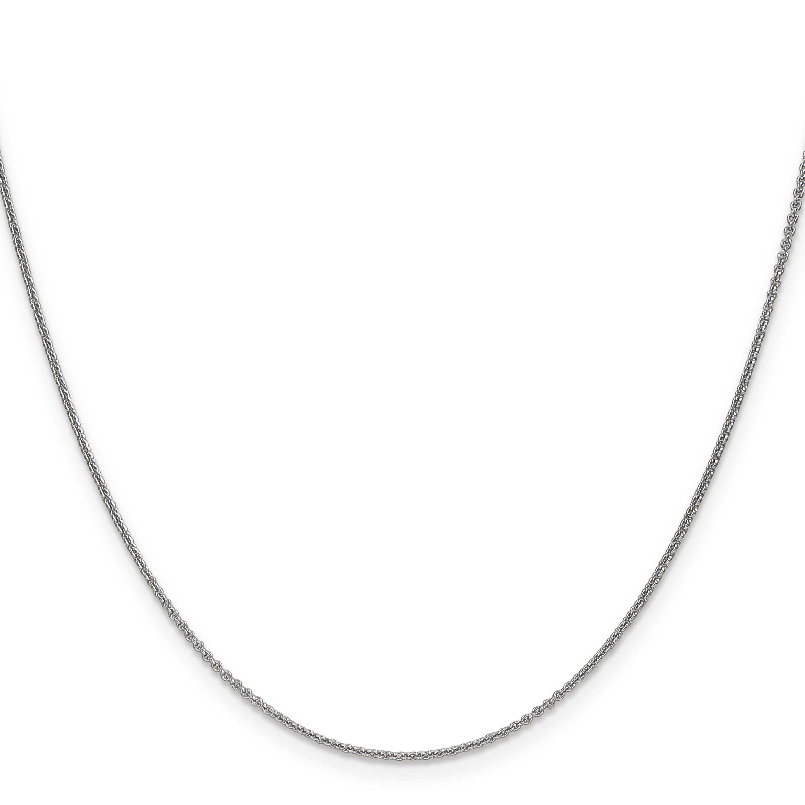 10k WG 1mm Round Open Link Cable Chain