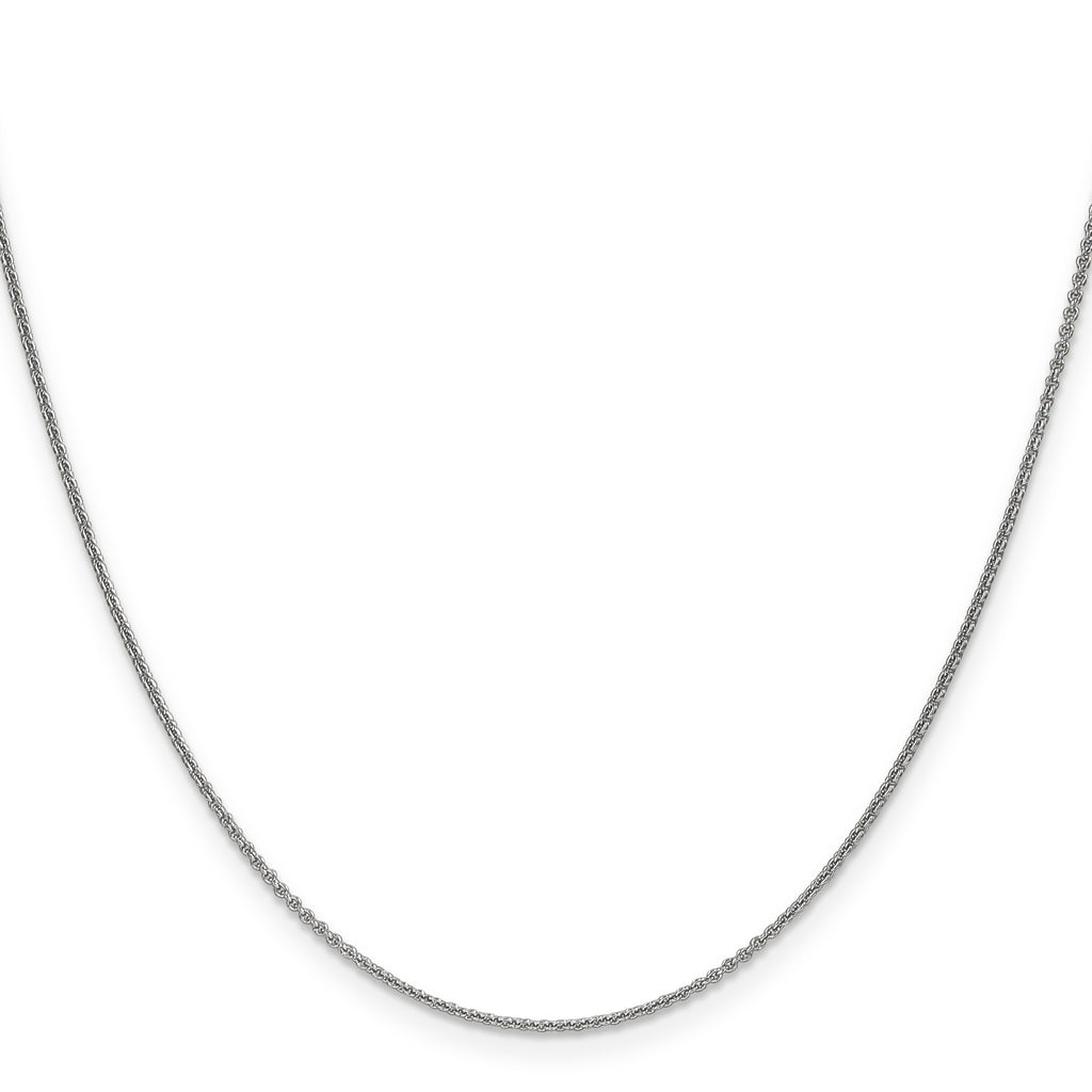 10k WG 1mm Round Open Link Cable Chain