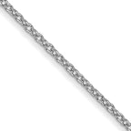 10k WG 1mm Round Open Link Cable Chain