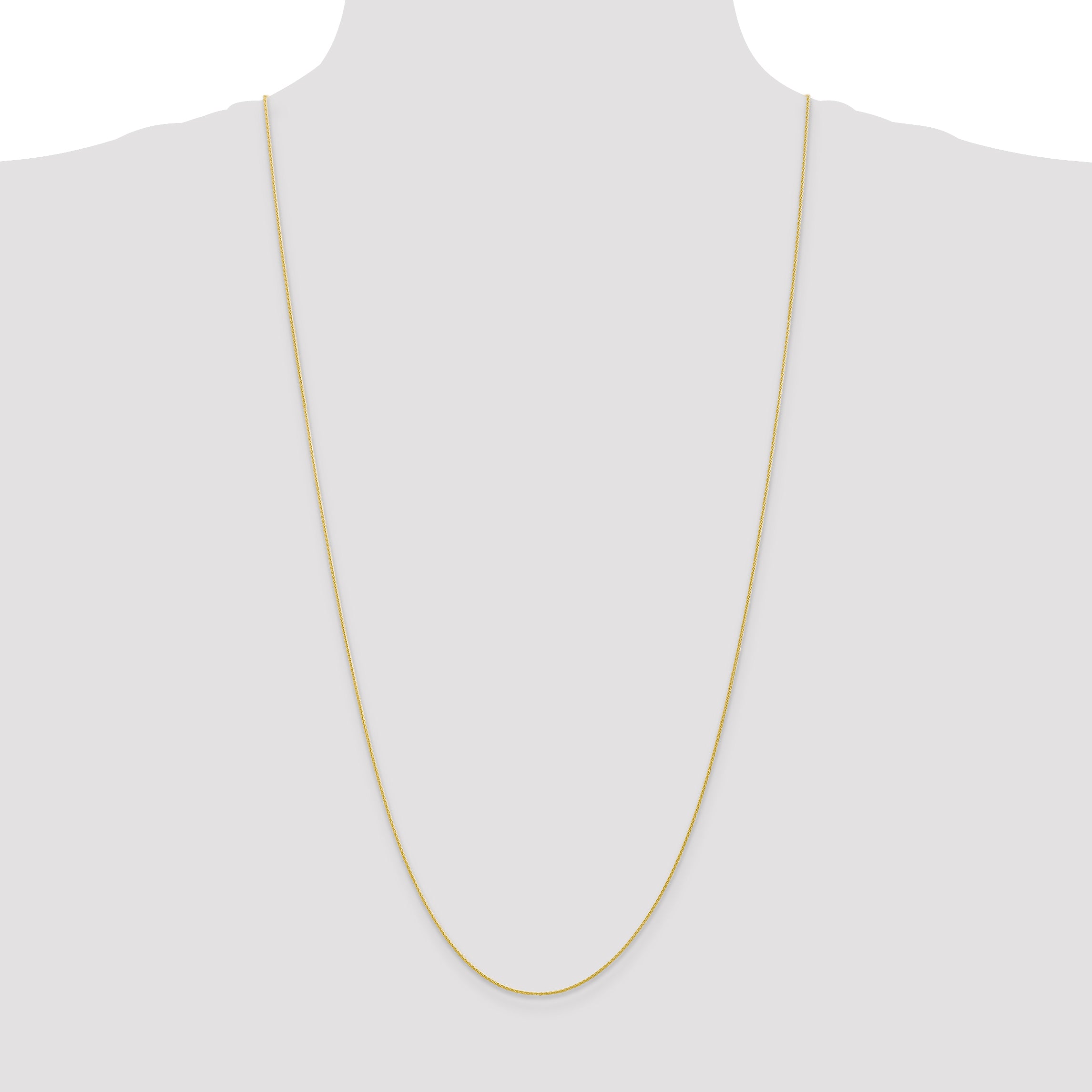 10k 1mm Parisian Wheat Chain