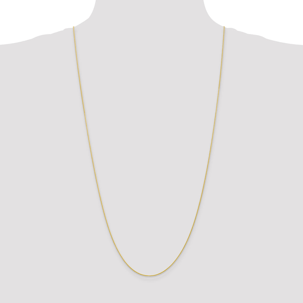 10k 1mm Parisian Wheat Chain