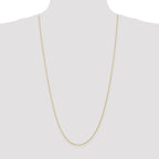 10k 1mm Parisian Wheat Chain