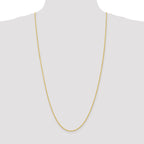 10k 1.5mm Parisian Wheat Chain