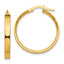 10k 3mm Medium Hoop Earrings