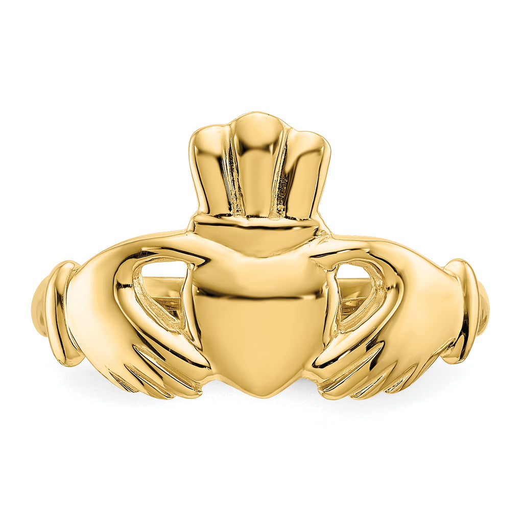 10k Polished Ichthus Fish Ring