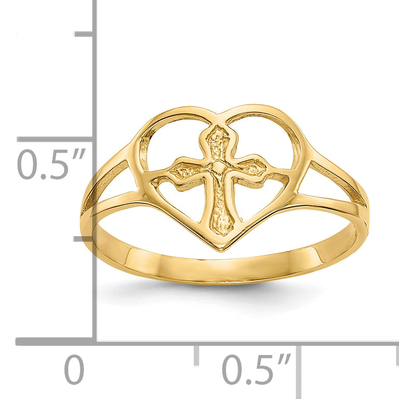 10k Diamond-Cut Filigree Ring