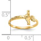 10k Childs Polished Dome Ring