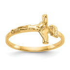 10k Childs Polished Dome Ring