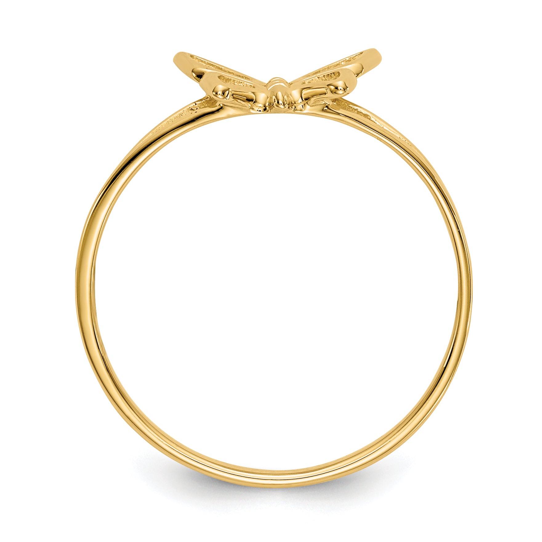 10k Children's Butterfly Ring