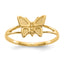 10k Childs Double Heart Ring