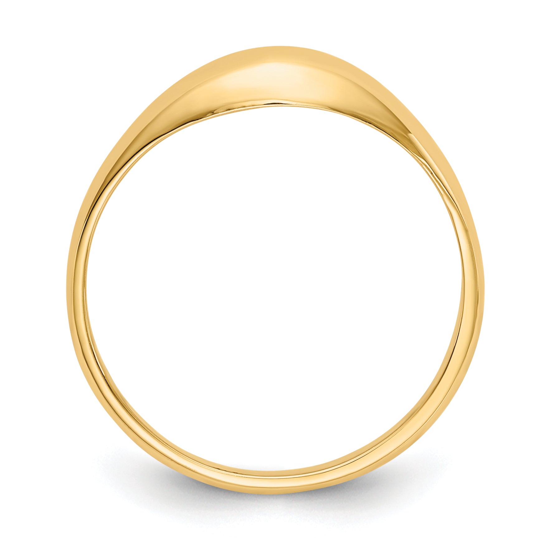 10k Childs Polished Dome Ring Secondary image
