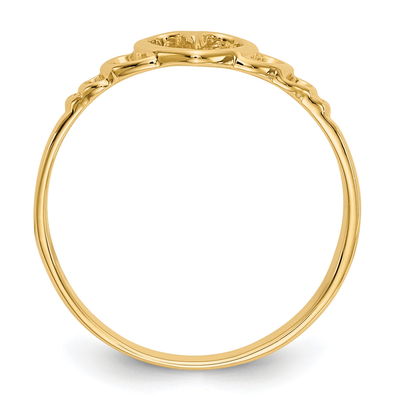 10k Children's Heart Ring Secondary image