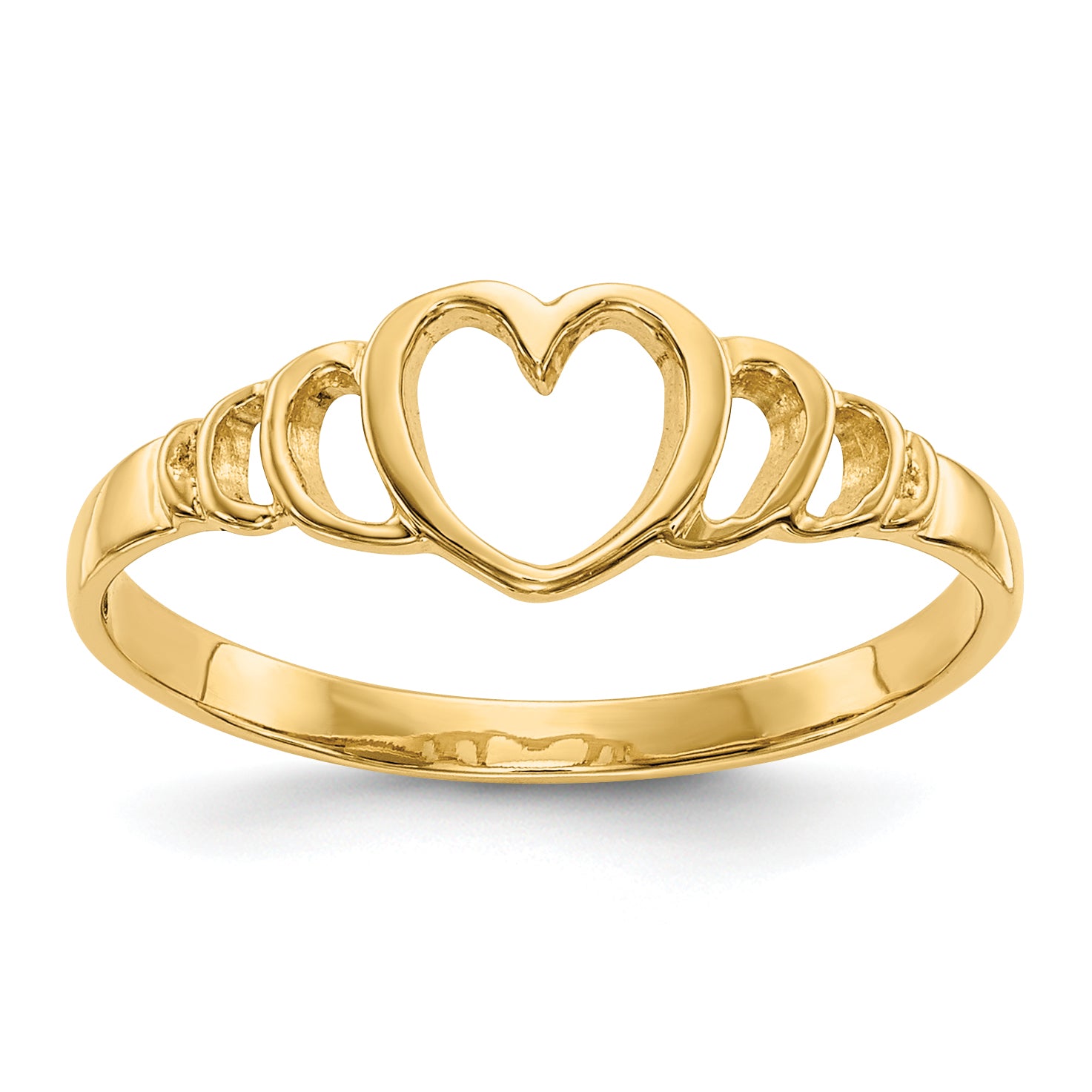 10k Childs Closed Back Signet Ring Main image