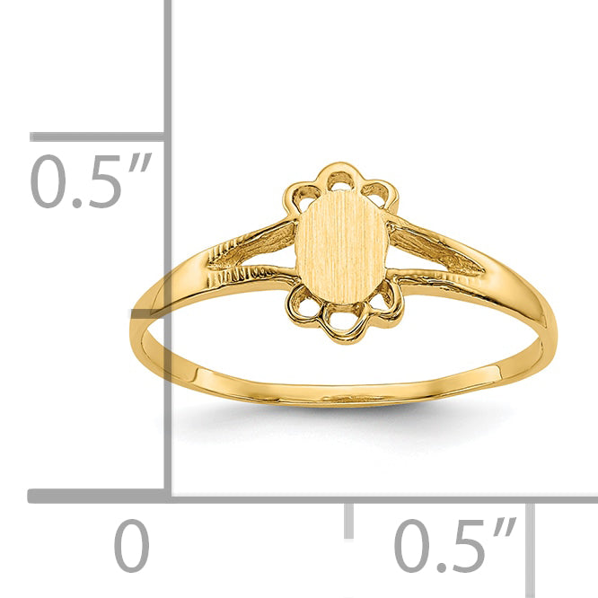 10k Children's Heart Ring