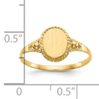10k Childs Heart Ring