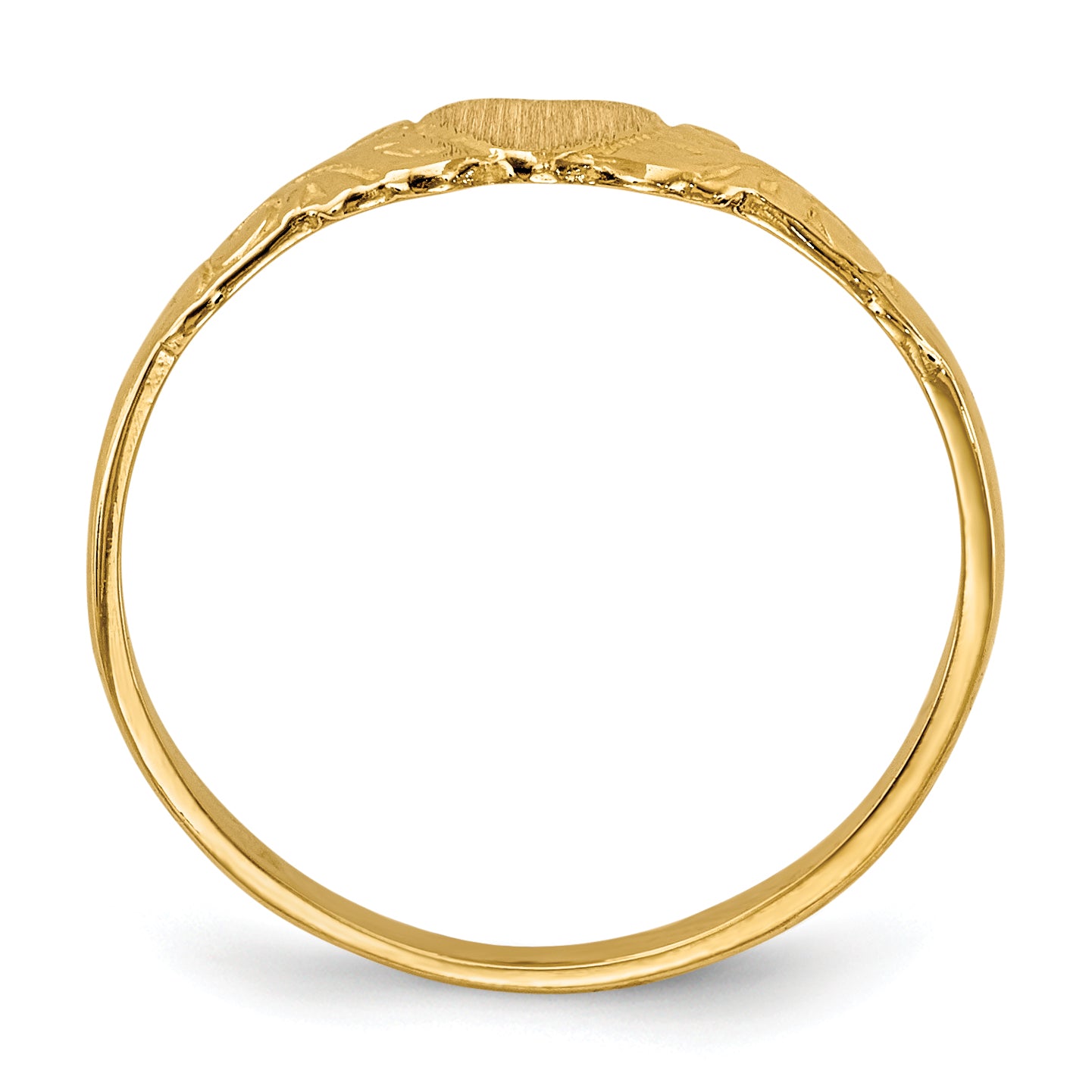 10k Childs Heart Ring Secondary image