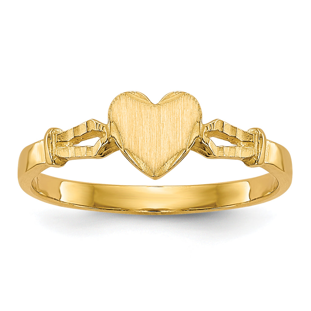 10K Polished Dome Ring