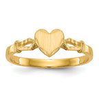 10K Polished Dome Ring