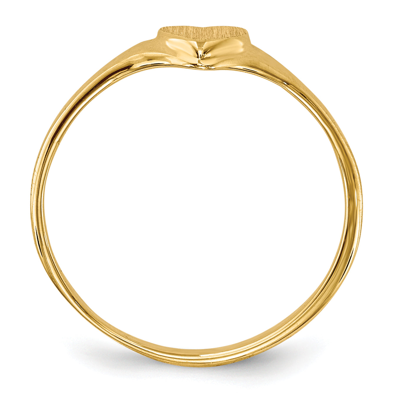 10k Children's Heart Ring
