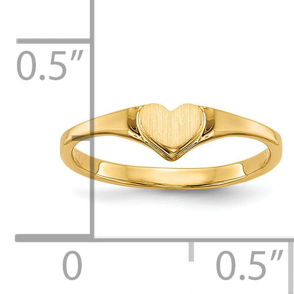 10K Polished Dome Ring