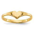 10K Polished Dome Ring
