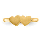 10k 5.0x5.5mm Open Back Signet Ring