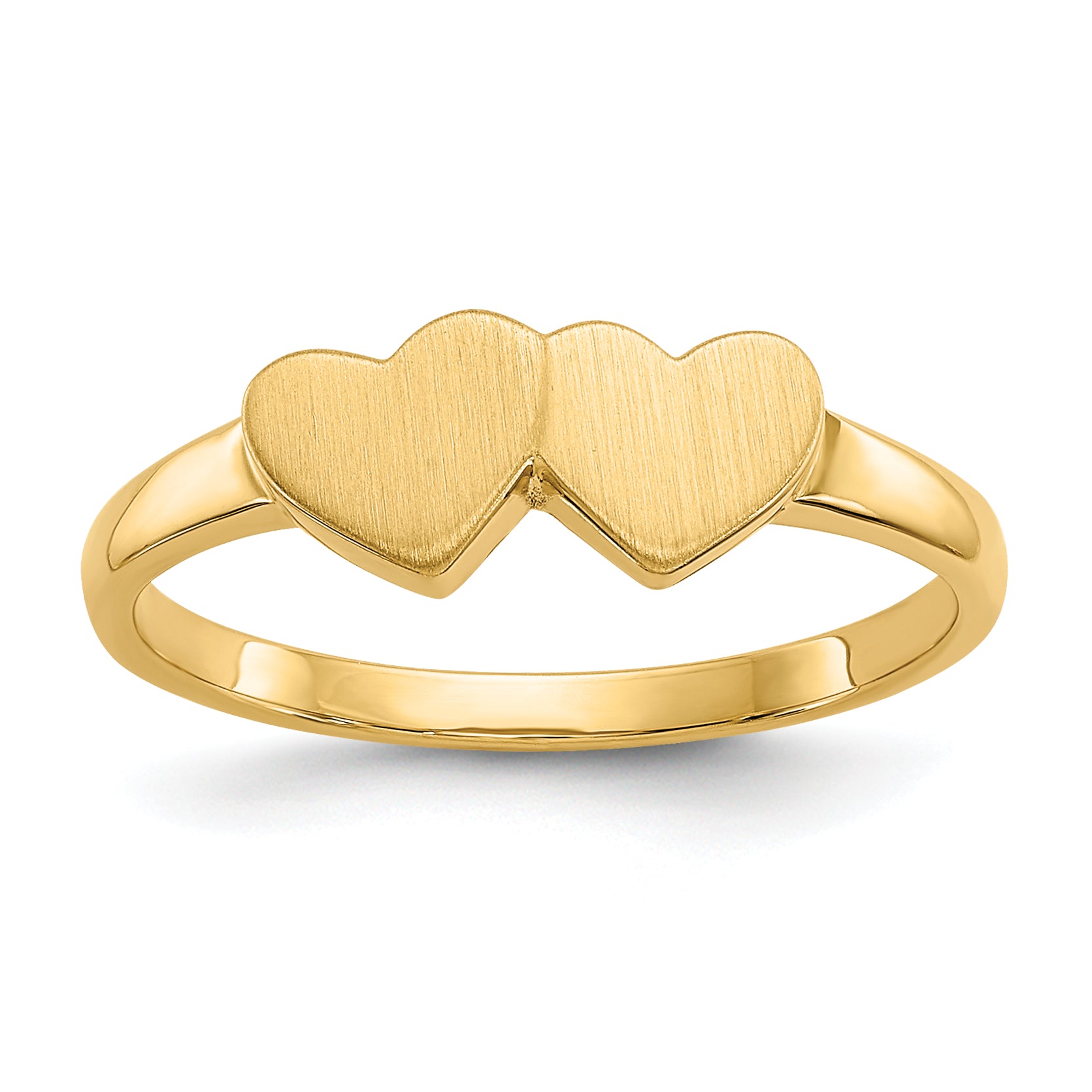 10K Yellow Gold Polished Dome Ring
