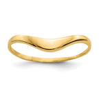 10K Polished Mom Heart Ring